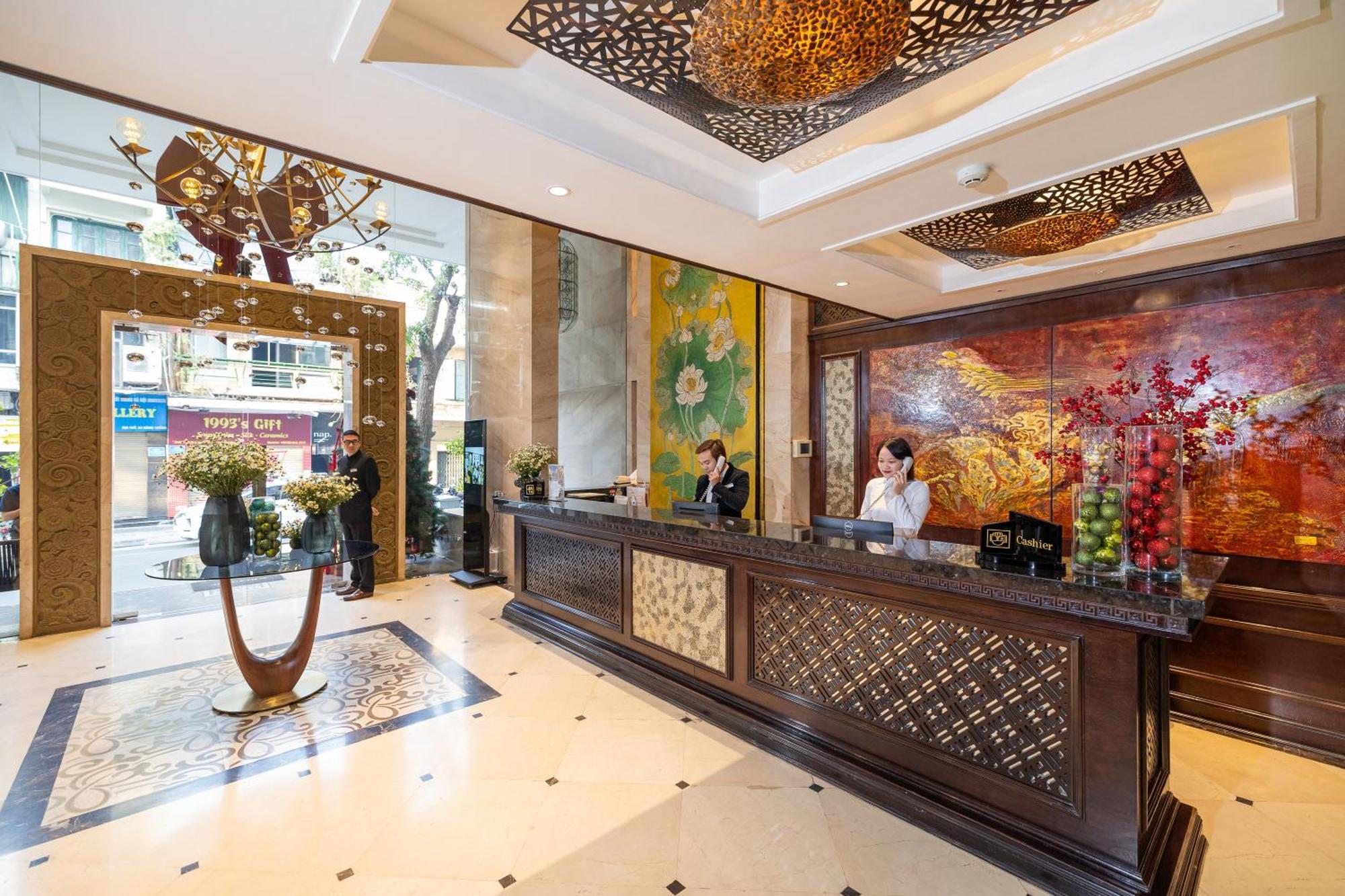 Golden Lotus Luxury Hotel Hanoi Exterior foto